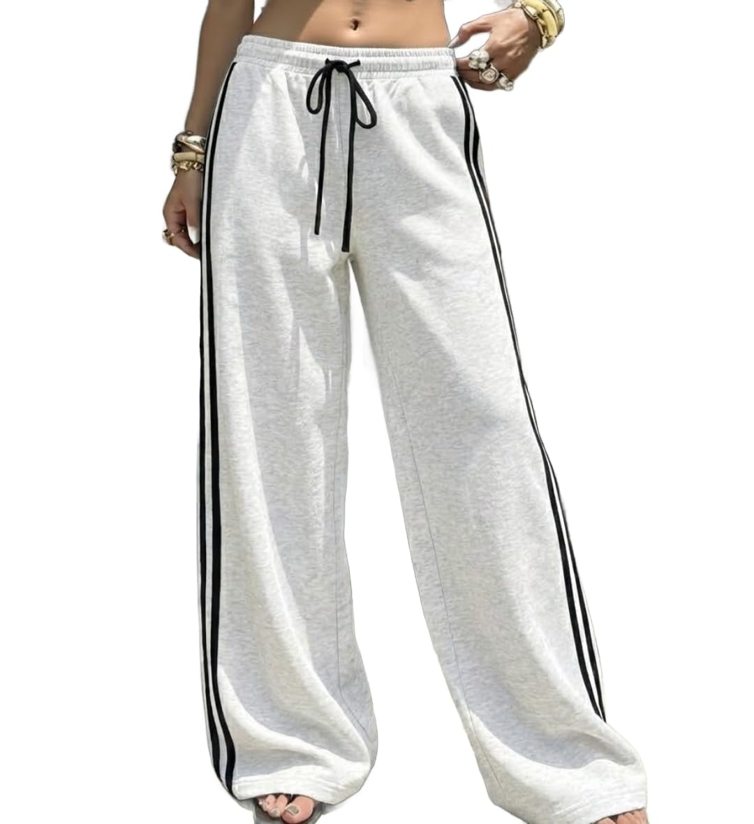 Track Pant for Women || Baggy Fit || Track Pants || Full Elastic Jogger Track Pant ||-image-24