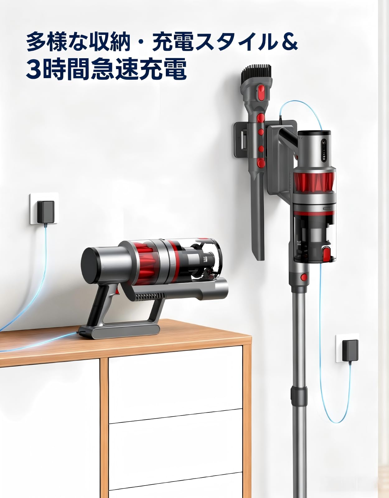 Amazon.co.jp: 掃除機 コードレス【2027年先行発売！2800Kpa超強力吸引