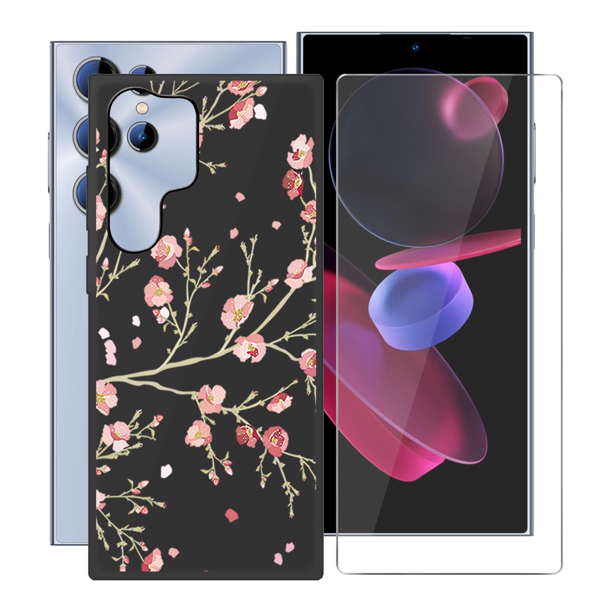 Ikiiqii Funda Para Oukitel C50 (6.80") Carcasa Tapa Case Black