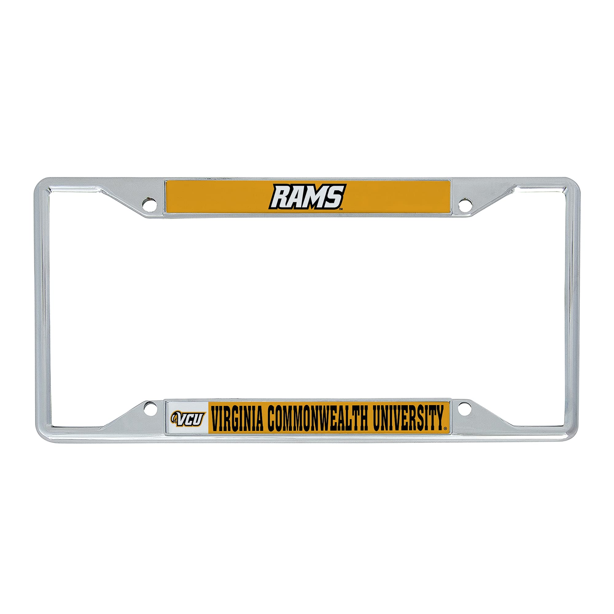 Desert Cactus Virginia Commonwealth University Rams Metal License Plate Frame for Front Back of Car Officially Licensed (Mascot)