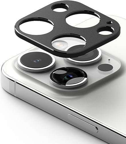 Ringke Estilo de cámara Haz que el teléfono se vea mejor Compatible con protector de lente de cámara iPhone 15 Pro Max y protector de lente de