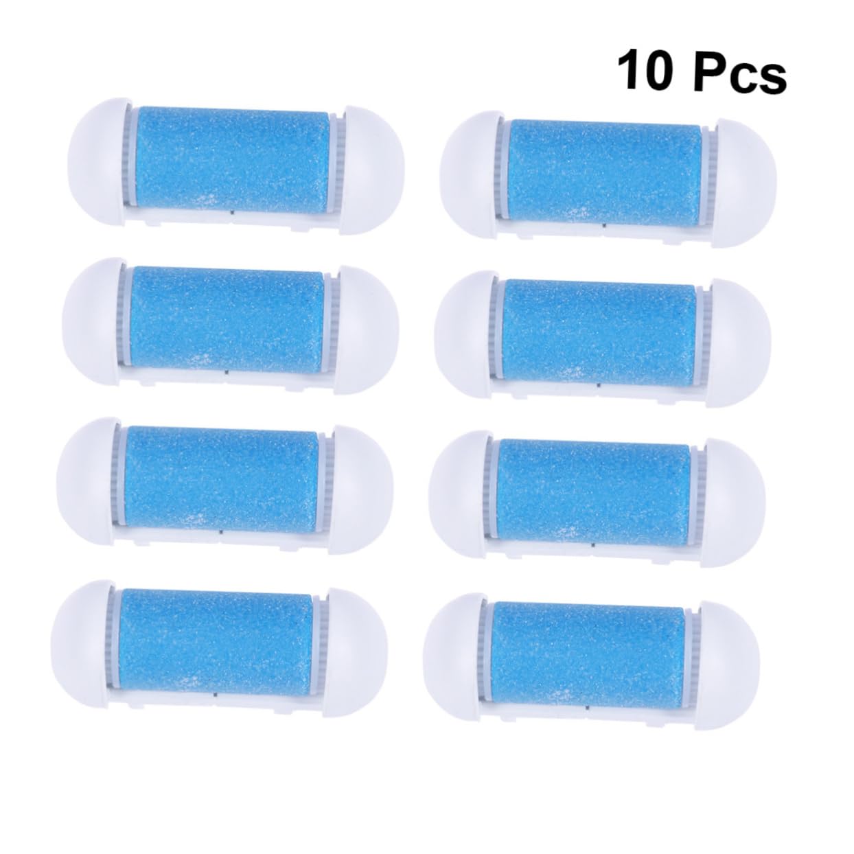 Healeved 30piezas Rodillos De Para Eliminación De Muerta Pies Accesorios Para Exfoliación De Durezas Azul