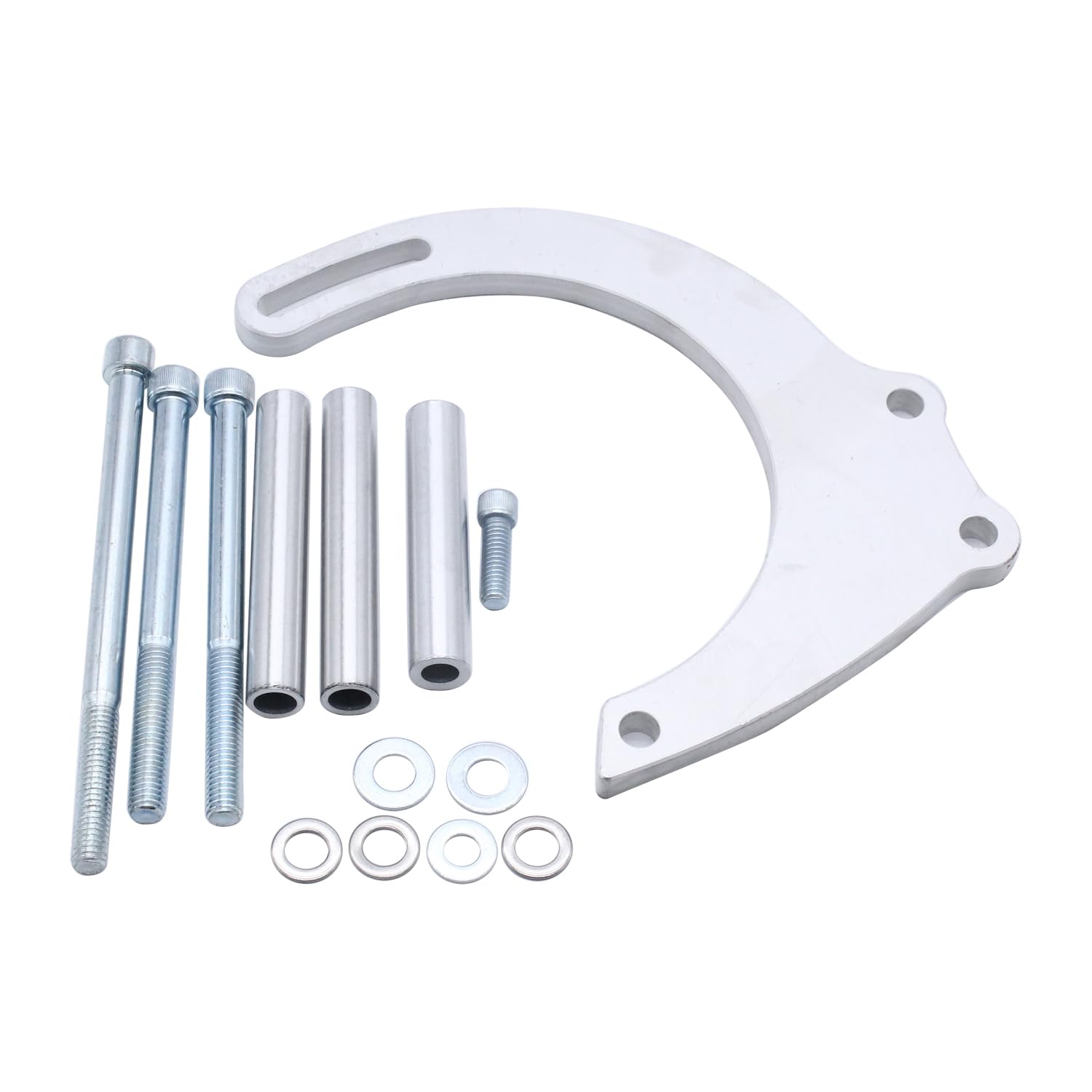 Water Pumps For Ford E-350 Club Wagon - Black, For Short Water Pump (283, 327, 350) Small Block Chevy Alternator Bracket - Foto 3