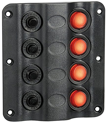 OSCULATI Pannello Elettrico Wave 4 interruttori