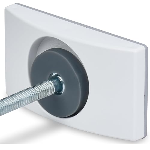 Wall Nanny — Protector de pared para portón para bebés (fabricado en EE. UU.) Protege las paredes y puertas de las puertas de las puertas de las puertas de mascotas y perros, sin peligro de seguridad en los ejes inferiores, para puertas de seguridad para escaleras montadas a presión para niños, vasos de pared para puertas