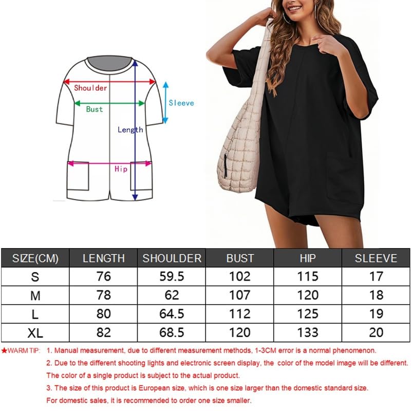 Mono Mujer Verano Manga Corta Jumpsuit Sexy Peto Suelto Pierna Ancha Overoles Casual Vestidos Playa