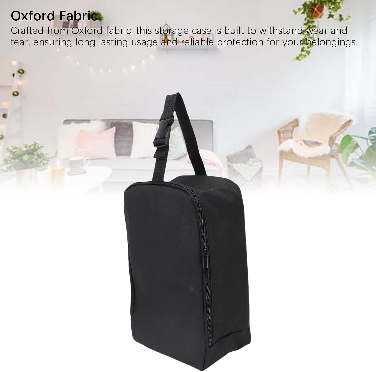 AUNMAS Travel Steam Iron Bag, Handheld Garment Steamer Carrying Case with Hanging Buckle Strap Portable for Home Travel Business Trip
