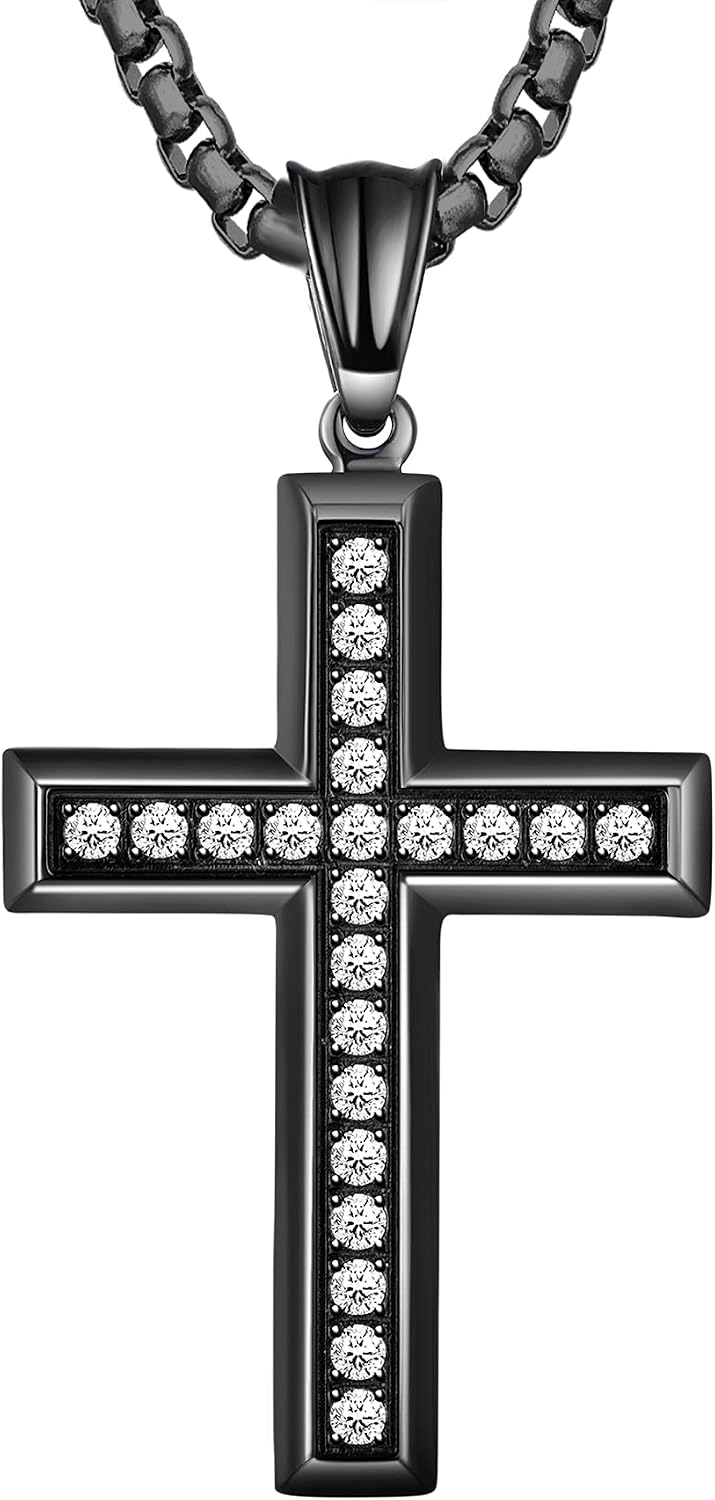 Buy Deerllia Cross Necklace for Men 