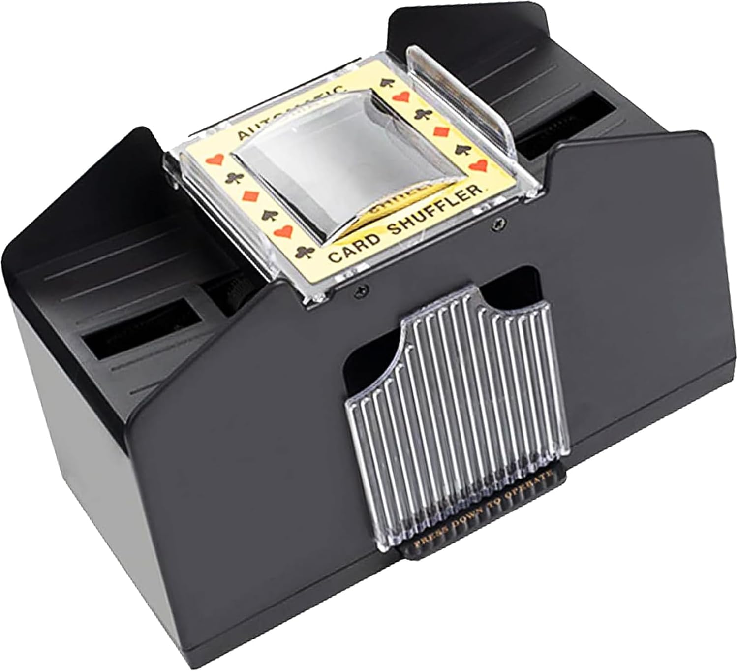 Amazon.com: Automatic Card Shuffler for 1-4 Deck, Battery Operated or ...