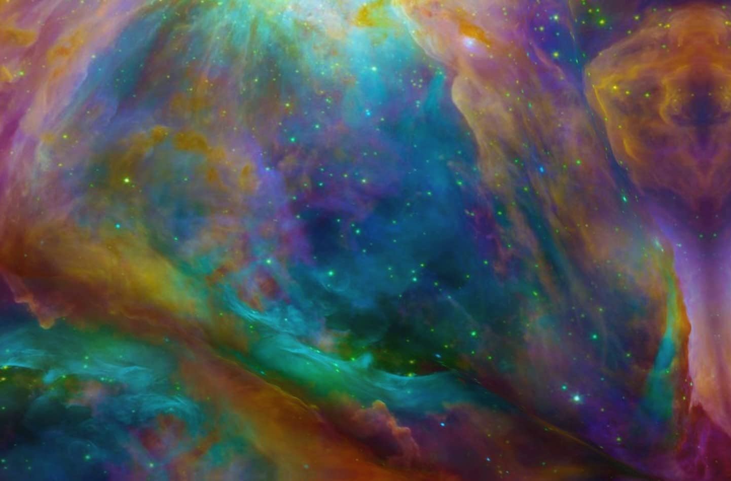 Spoonflower Fabric - Rainbow Galaxy Nebula Heart Sloth Printed on Organic Cotton Sateen Fabric by The Yard - Sewing Quilting Apparel Home Decor