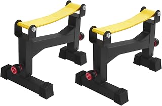 Soporte para mancuernas, marco de altura ajustable, 2 soportes profesionales para gimnasio en casa y gimnasio, capacidad de carga de 300 kg