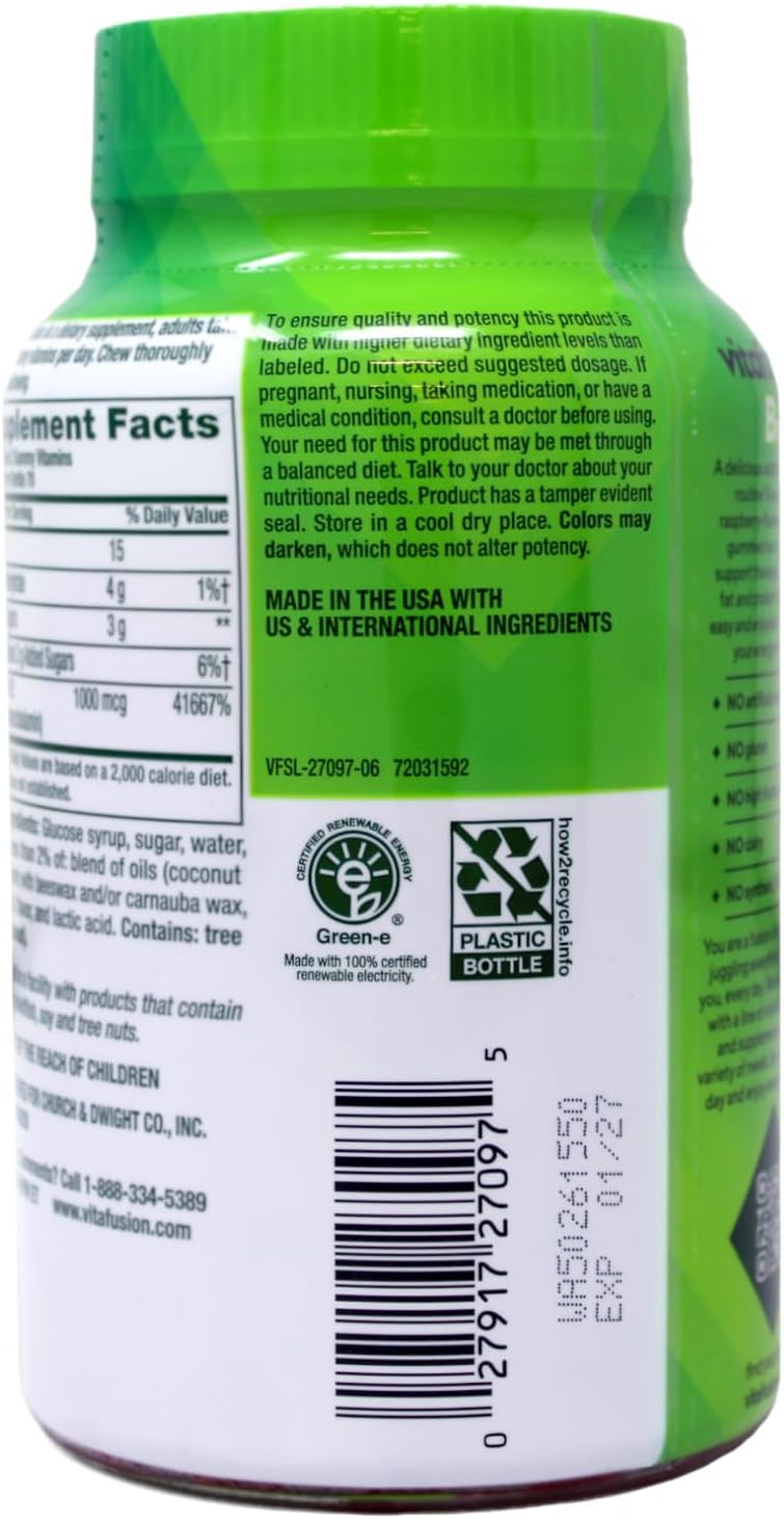 B-12 1000 mcg, 3 Pack (140 Count)