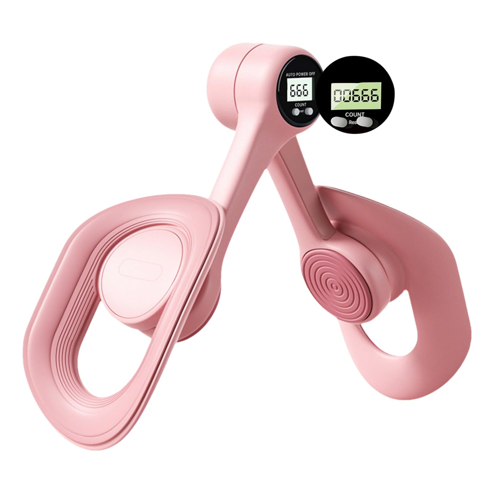 Vtizikl Thigh Master for Women,Thigh Trainer Hip and Inner Thigh,Pelvic Floor Muscle Trainer,Pelvic Floor Strengthening Devices,Inner Thigh Exercise Equipment (Pink)