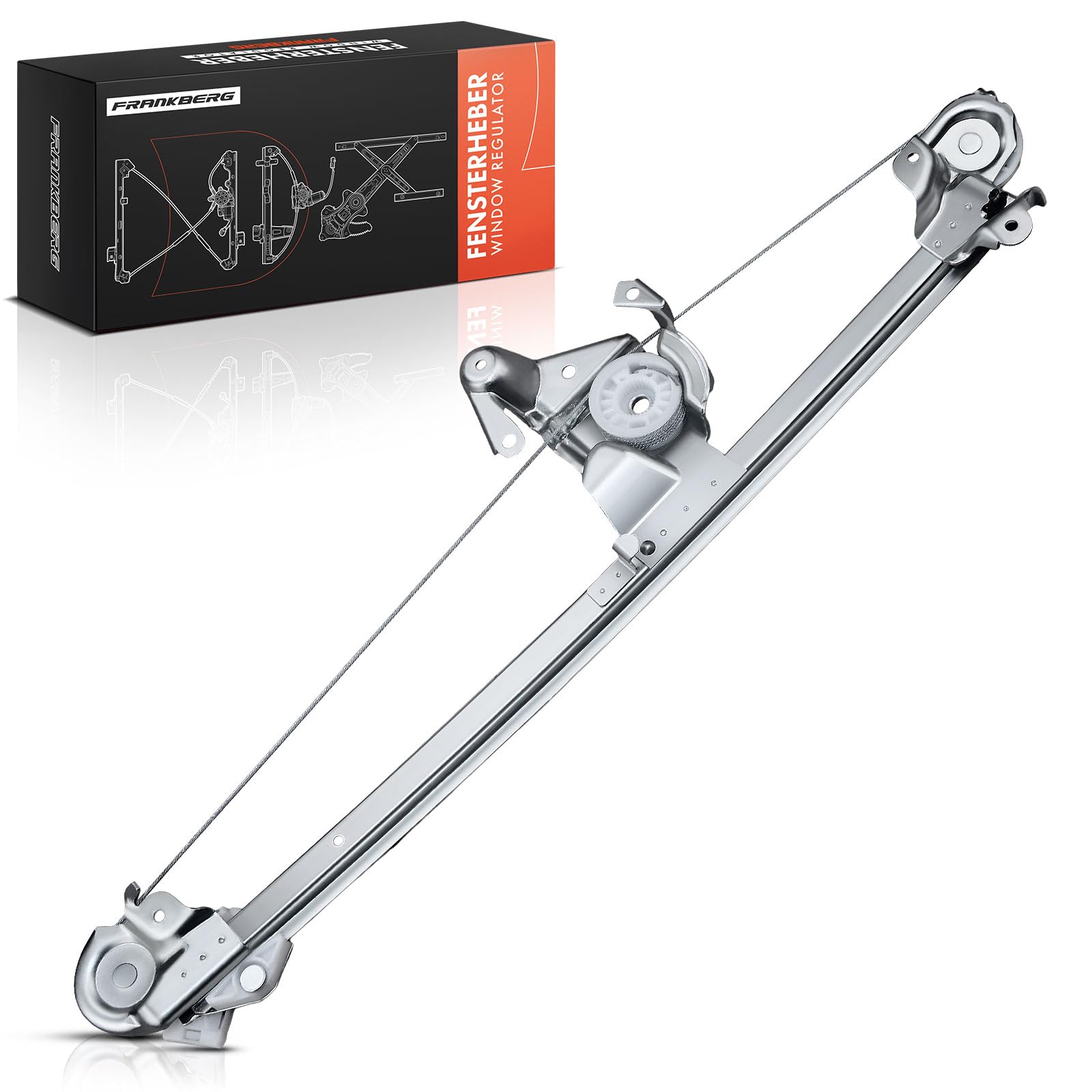 Frankberg Power Window Regulator W/o Motor Rear Left Compatible with E-Class S210 W210 200 220 230 240 250 270 280 290 300 320 420 430 36 55 Estate Saloon 1995-2003 2107301546
