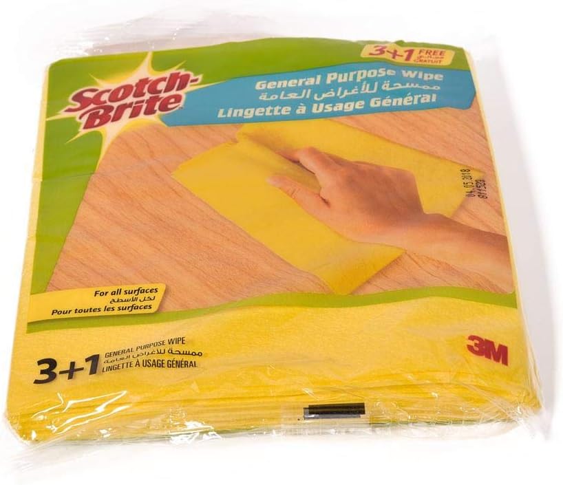 SCOTCH BRITE GENERAL PURPOSE WIPE(3+1) x25