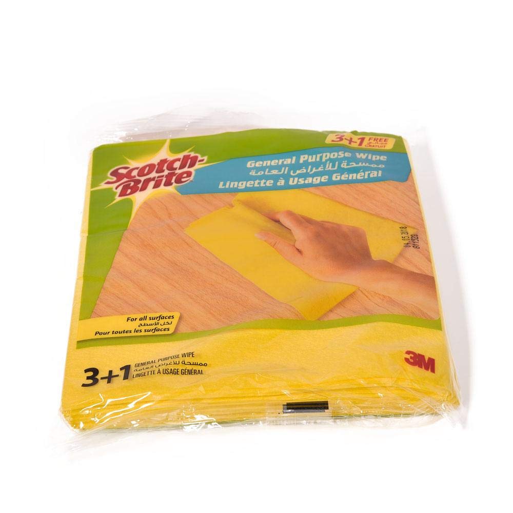 SCOTCH BRITE GENERAL PURPOSE WIPE(3+1) x25