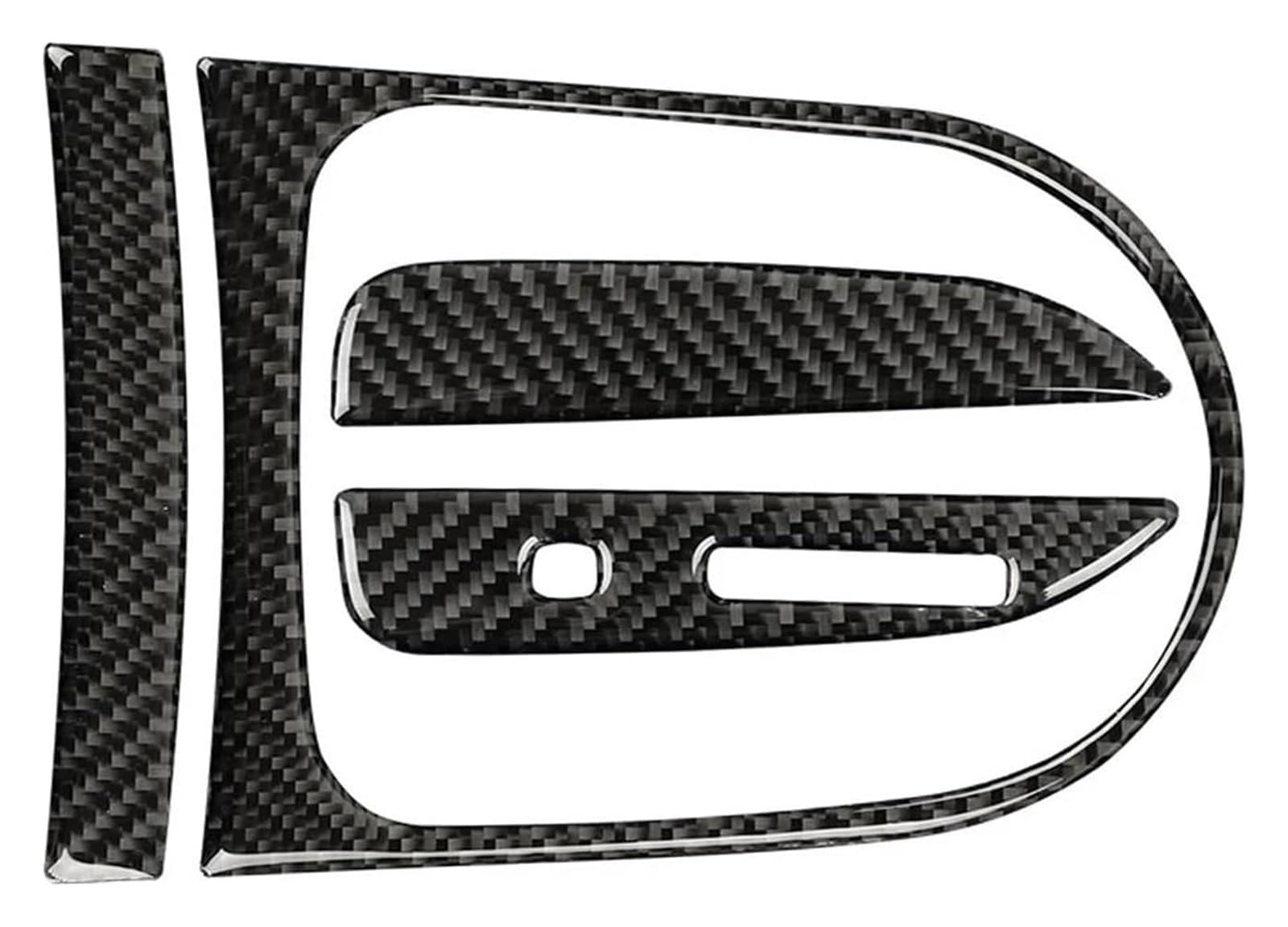 Decoration Interior Trim for Mustang 2015-2019 Car Accessories Cover Trim ABS Carbon Fiber Gear Shift Box Panel Decorative Kit
