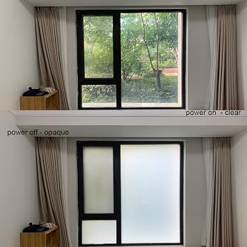 HOHOFILM Electronic PDLC Smart Film A4 Sample PDLC Switchable Smart Film Electric Smart Glass Film 8x12in Sample