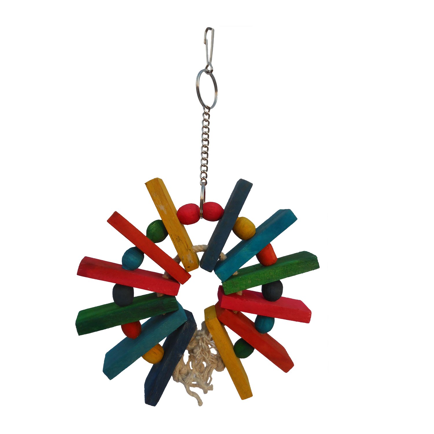 KSK Wooden Parrot Cubes Blocks Chewing Toys Parrot Knots Block Chew Toy Bells Bird Wood Hanging Toys Medium Large Birds Conures Cockatiels African Grey Cage Accessories -Larg� (B01M7ZR9MR) Amazon Price History, Amazon Price Tracker