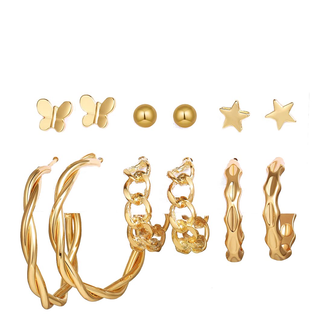 Jewels Galaxy Stylish Pearl & AD Multi Designs Stunning 6 Pair of Earrings Jewellery For Women & Girls (Design 6) (B09HKL6VFS) Amazon Price History, Amazon Price Tracker