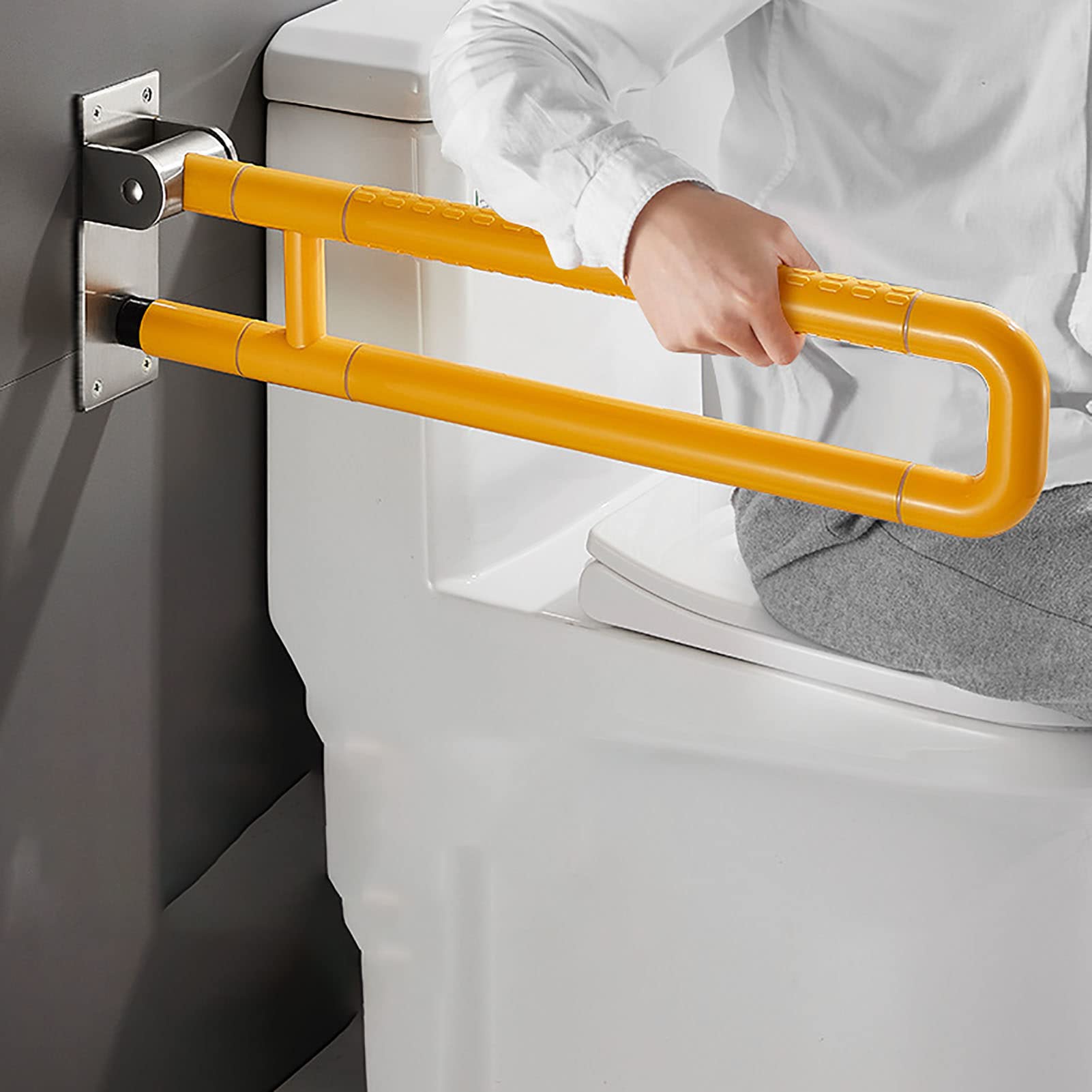 Buy Folding Toilet Arm Elderly Antislip Toilet Handrails Disabled