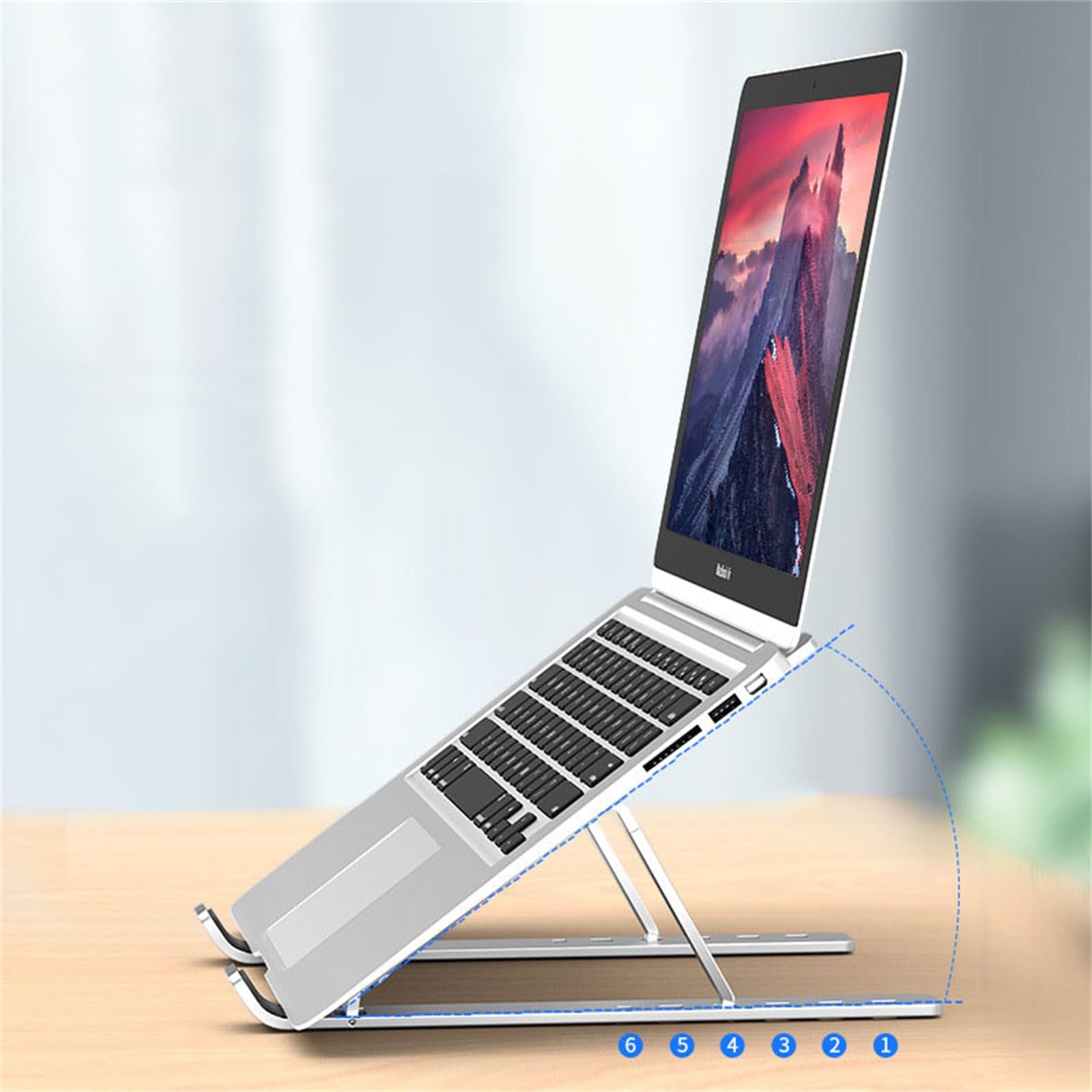 Supporti per Computer Portatili Supporto for laptop for scrivania for portatile pieghevole regolabile for per L'uso Quotidiano