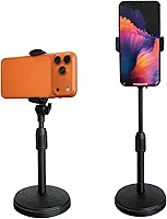 Suporte de Mesa Para Celular 360 graus Ajustável Articulado NO2PROBLEMS Universal Escritório Live Reunião Resistente