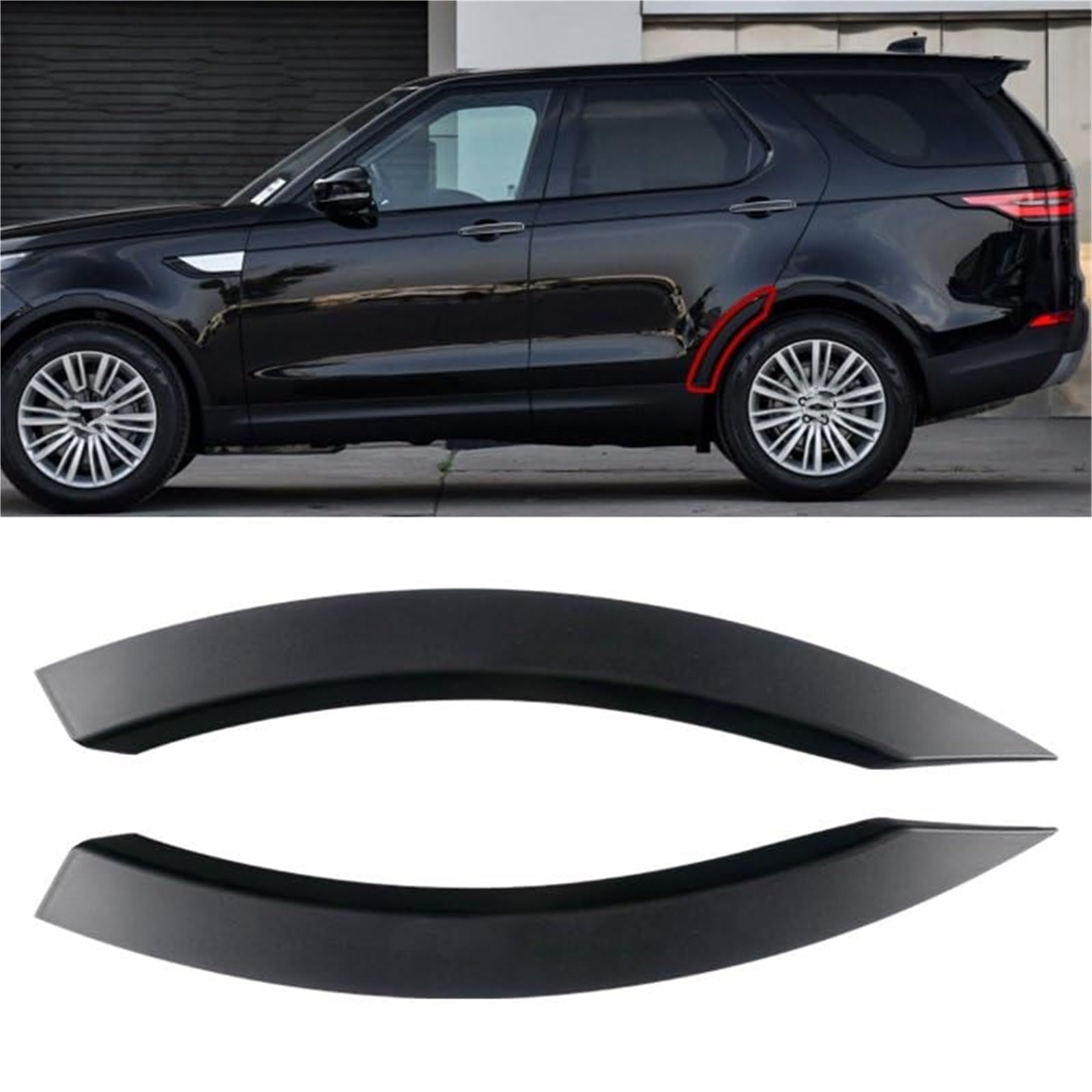 Car Styling Nadkole Nadkola Osłona brwi Tylny zderzak