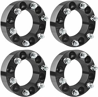 GAsupply 6x5.5 Wheel Spacers 2 inch, 6x139.7 Wheel Spacers Adapters 6 Lug 50mm Thick 108mm Bore 12x1.5 Studs Compatible with Toyota Tacoma Tundra 4Runner FJ Cruiser Sequoia
