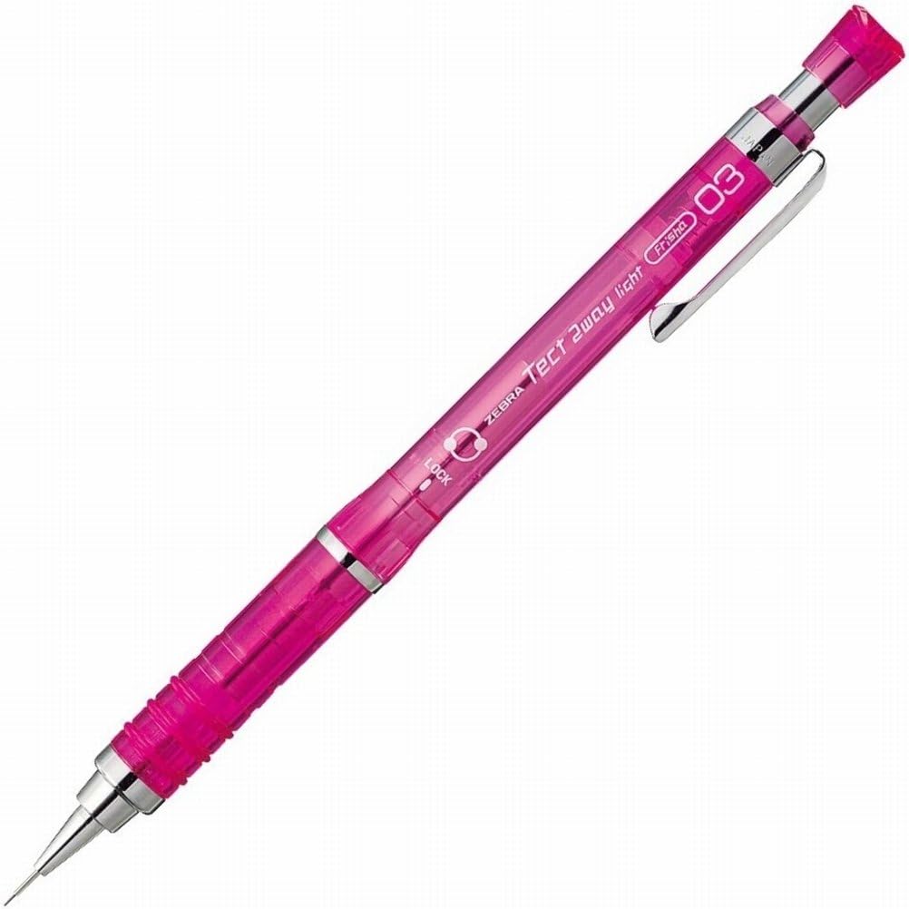 Zebra Mechanical Pencil, Tect 2 Way Light, 0.3mm, White Body (MAS42-W) image 3