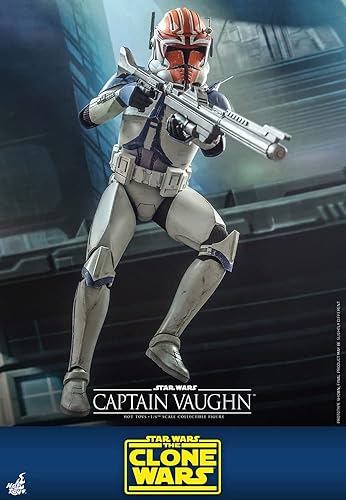 Miniatura 2 de Hot Toys 16 Capitán Vaughn - Star Wars Las Guerras Clon, Blanco
