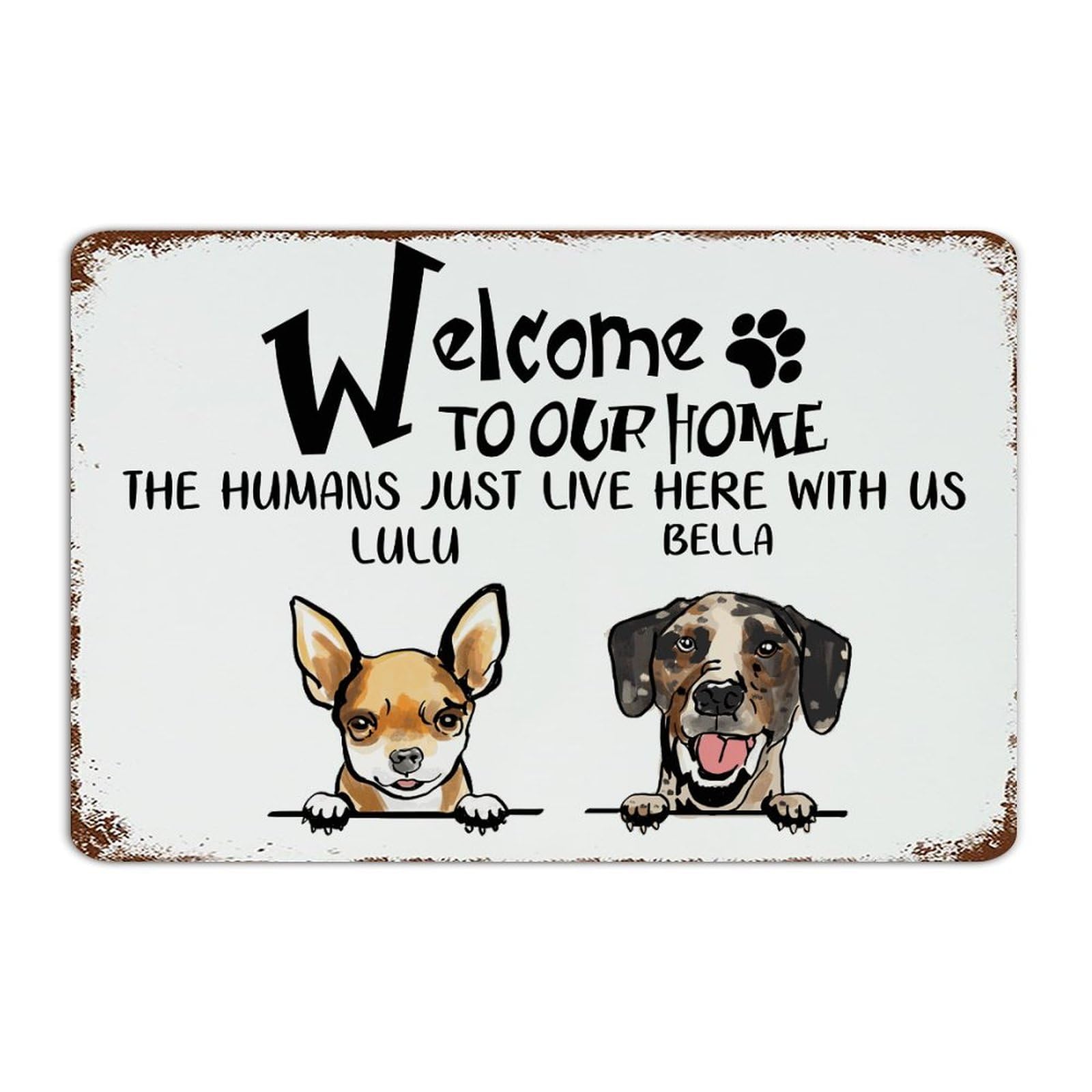 Restaurants decoration murale enseigne vintage aluminium 30x45cm