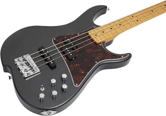 Vola Electric Bass ZVA 4P MF Bass Charcoal Frost Metallic Gloss Handmade in Japan MIJ Gotoh Bridge Gotoh Tuner 4 Strings Modern C Neck For All Levels