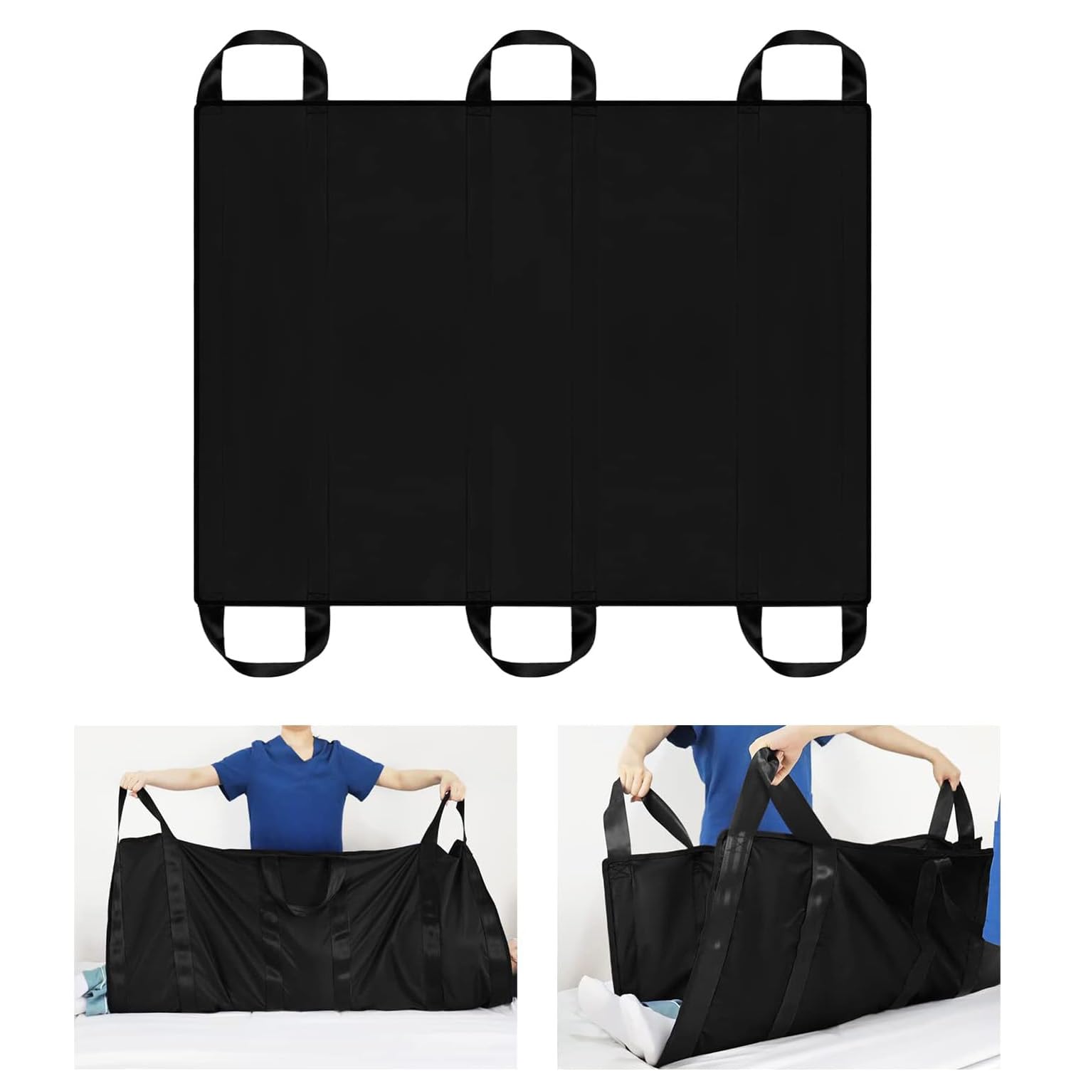 Coussin de transfert de patient haut de gamme avec poignées renforcées