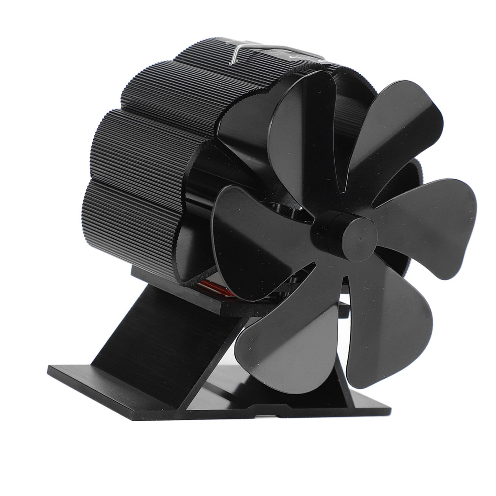 Ventilatore per Caminetto Alimentato a Calore, Distribuzione del Calore Efficiente e Silenziosa in Lega di Alluminio Fino a 482F per Uso in Stufe a Legna e Caminetti