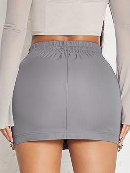 スカート andwang kirakira mini skirt gray M 2nd pre order) Kirakira frill culotte mini skirt (gray)