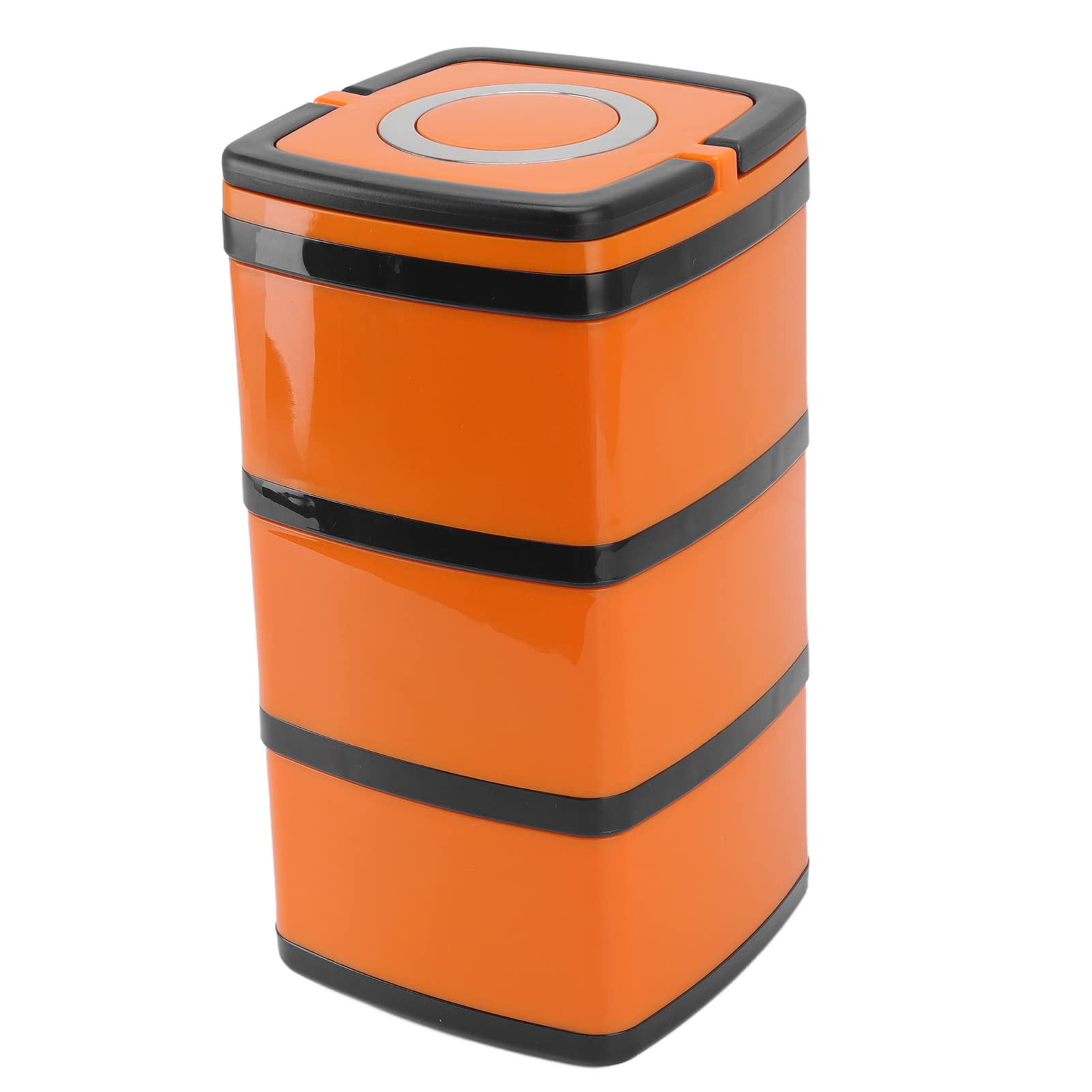 SIXRUN Box in Acciaio Inossidabile 304 Lunch Box Impilabile a Tenuta Stagna con Strati Isolati Sotto Vuoto Mantiene il Cibo Caldo da 104 a 140 Fahrenheit per Studenti Impiegati (Tre strati 2.2L)
