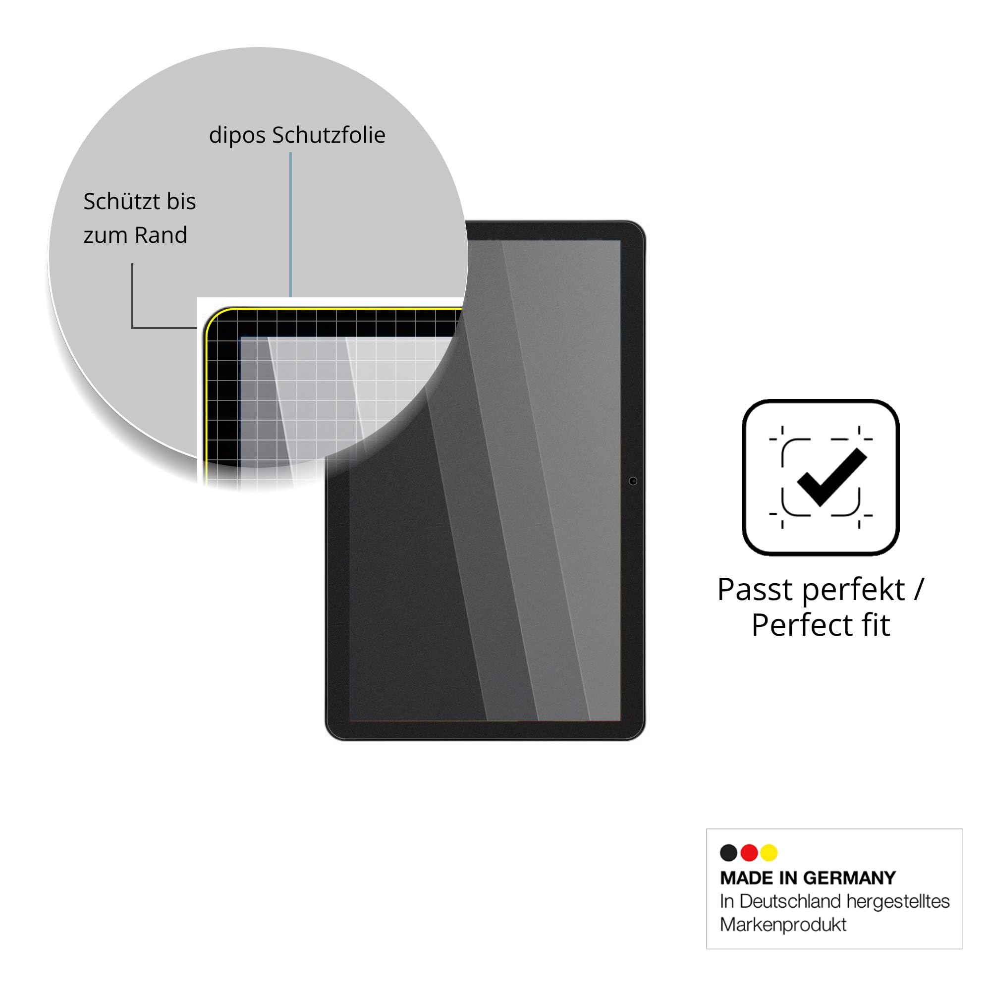 dipos Protector de Pantalla Antiespía para Zebra KC50 22 Pulgada