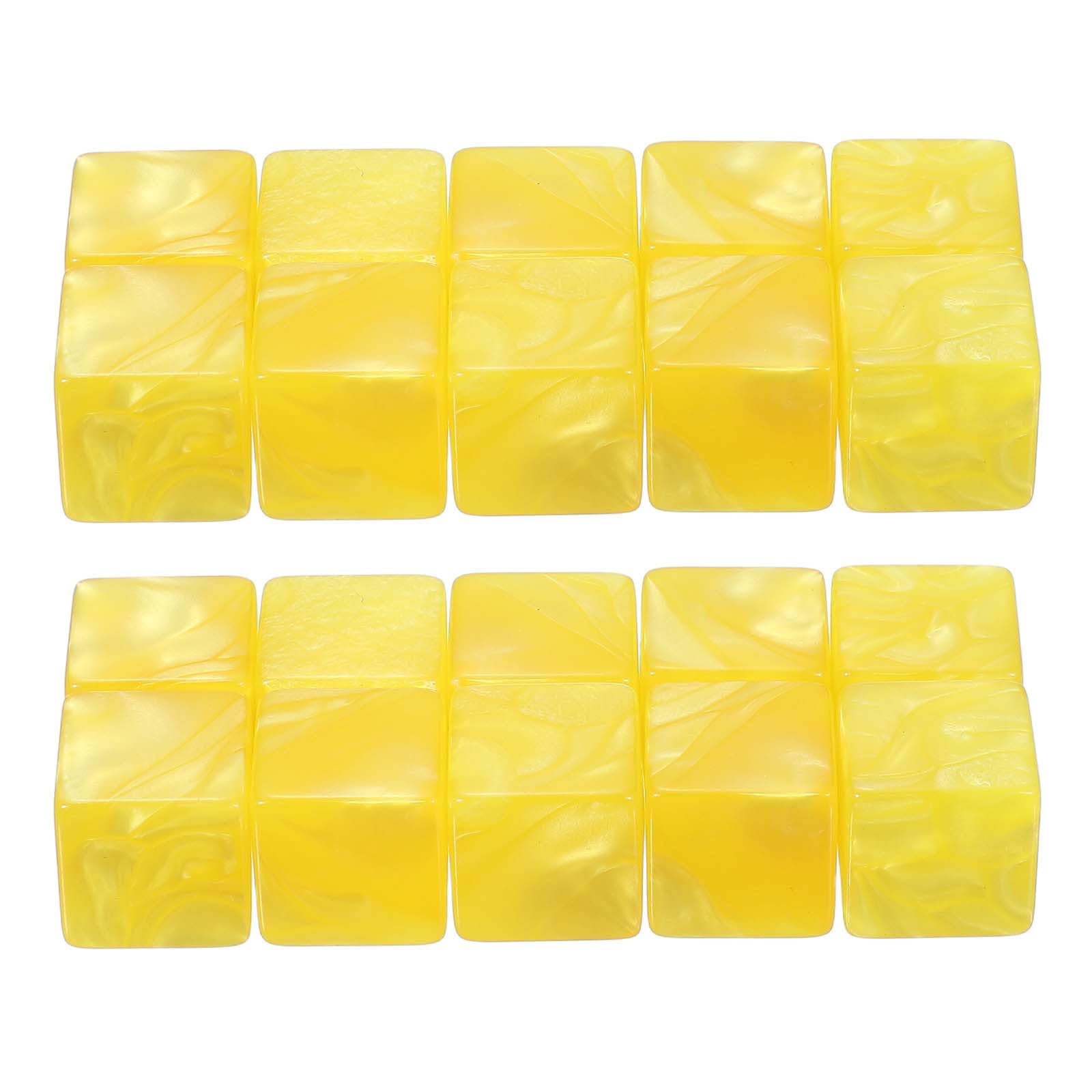 PATIKIL 16 mm Acrylic Dice Blank
