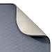 iDesign Alfombrilla escurreplatos Microfibra Idry estaño 61 x 46 cm, Poliéster, Plata,...