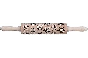 Mrs. Anderson’s Embossing Rolling Pin for Snowflake Cookies: A Festive Treat for Your Holidays
