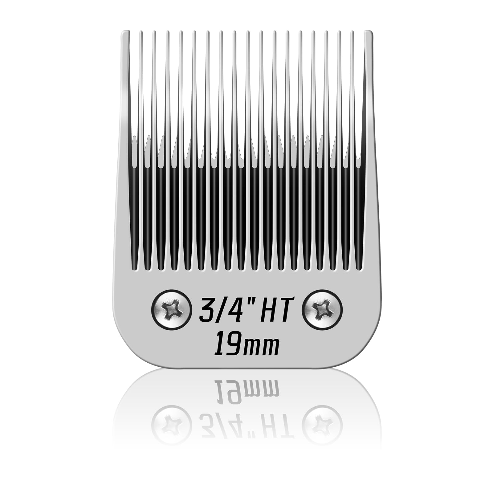 BESTBOMG 3/4" HT Removable Pet Grooming Blades Compatible with Heiniger/Moser Max45/Andis/Oster A5 Clippers, Cutting Length 3/4" (19mm)