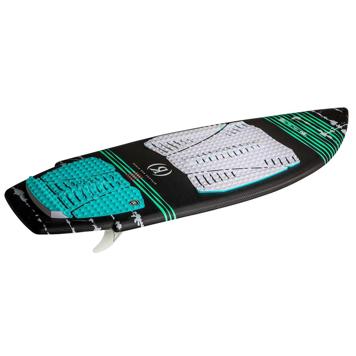 Ronix 2022 Women's Koal Surface Sea Captain Surfer - Black/Mint/White 4'4