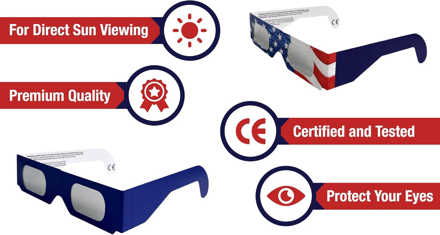 Óculos GottaHaveit Solar Eclipse, seguros para Angola Ubuy