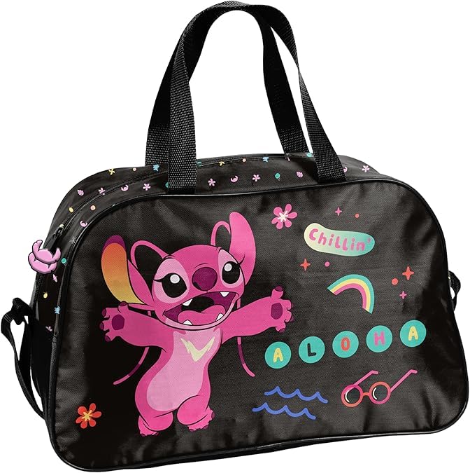 Buckle Down - Disney Lilo en Stitch Smile met Bloemen Schoudertas - Derwin Collectables