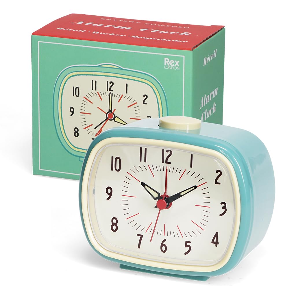 Rex London Retro alarm clock - Blue