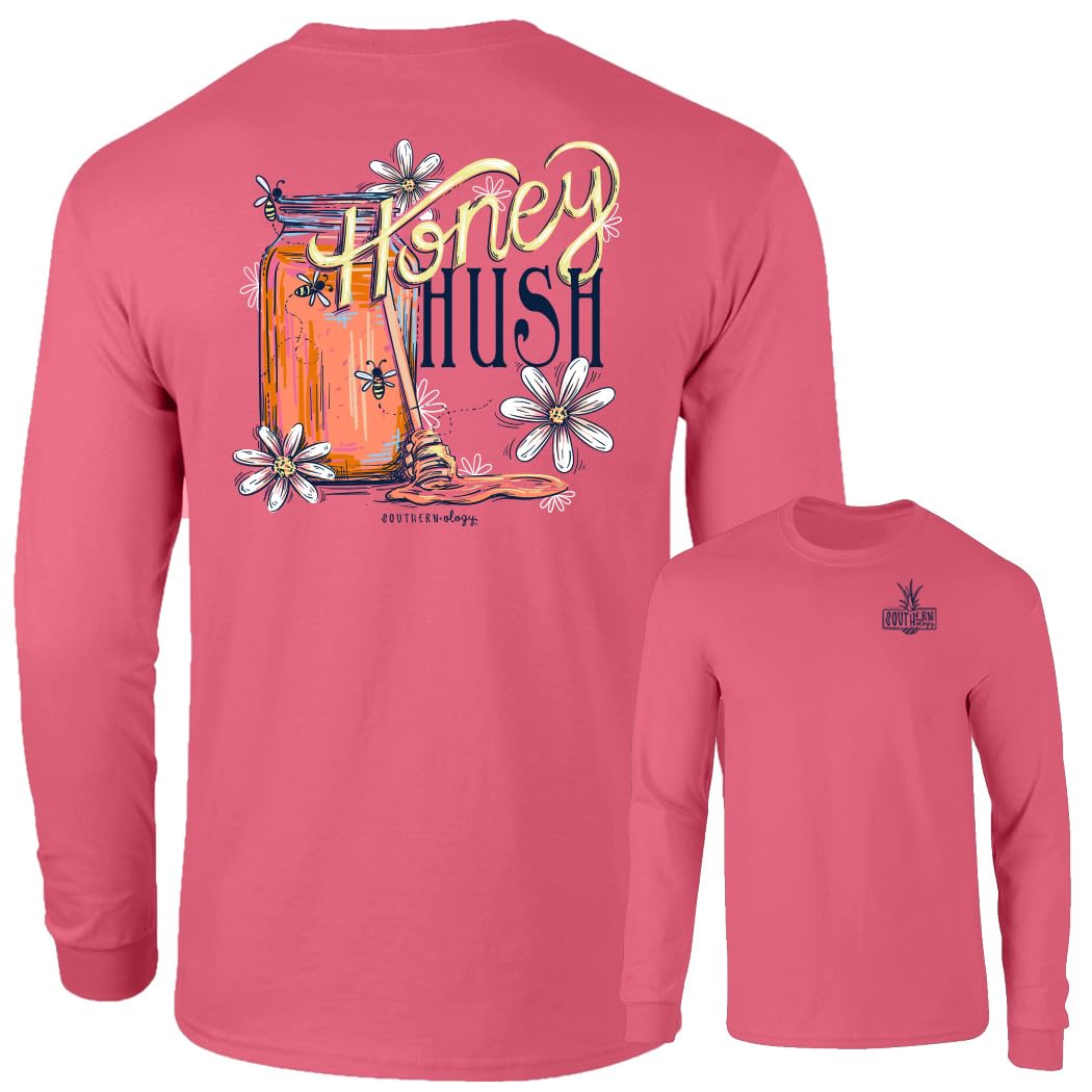 Southernology Honey Hush - Bees and Daisies - Adult Long Sleeve