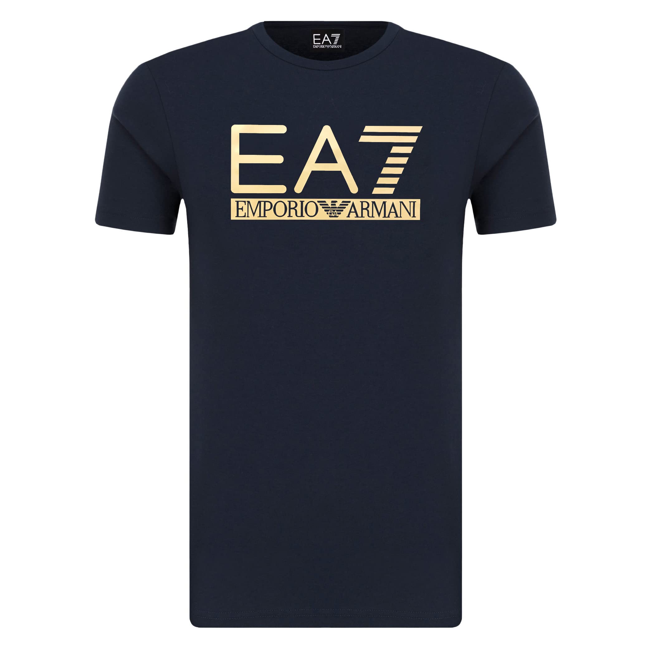 Emporio Armani Maglietta T-Shirt Uomo EA7 3KPT87 PJM9Z, Manica Corta, Girocollo (Blu Scuro, S)