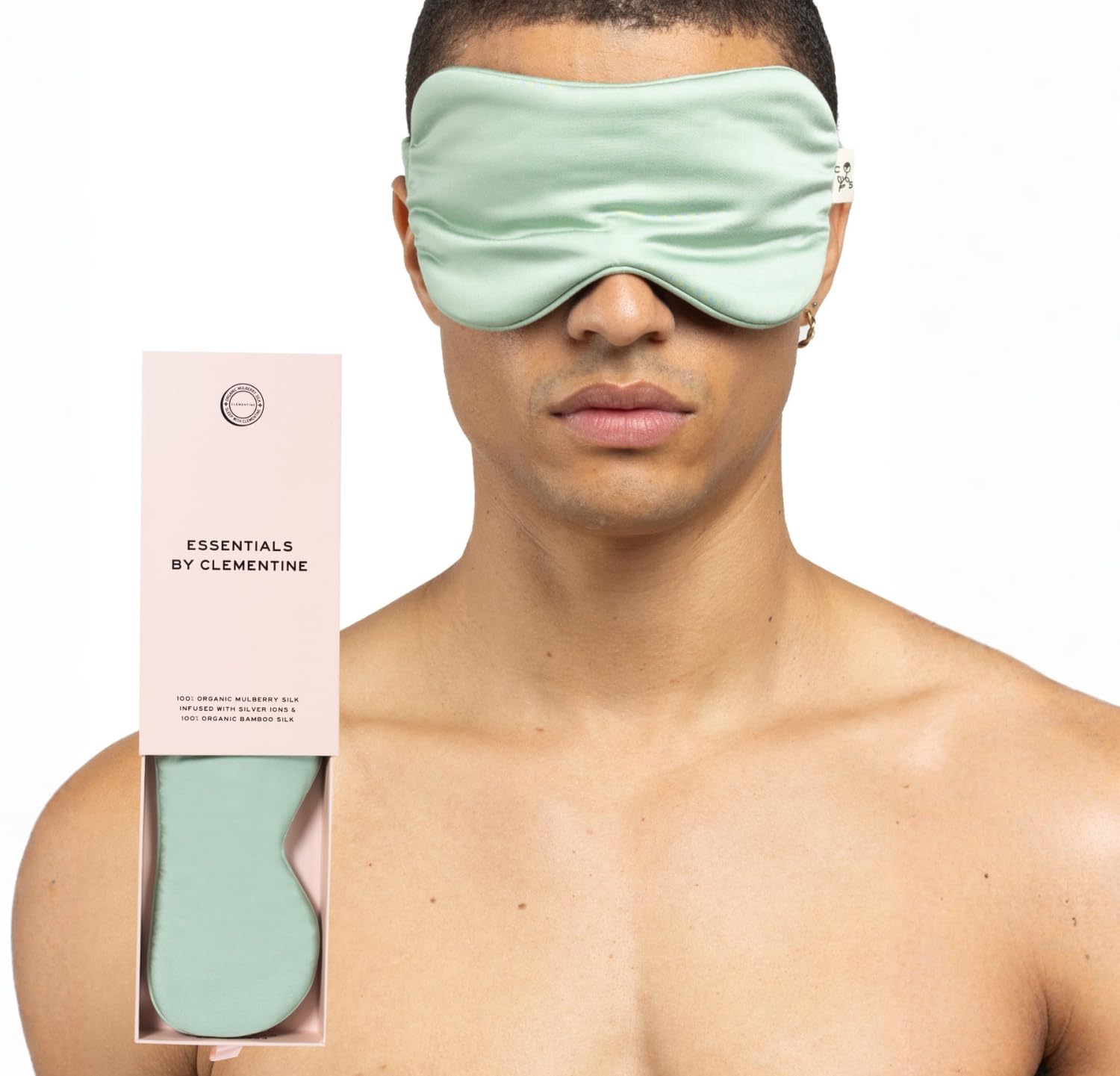 Amazon.com: Clementine Mulberry Silk Sleep Mask | Full Blackout