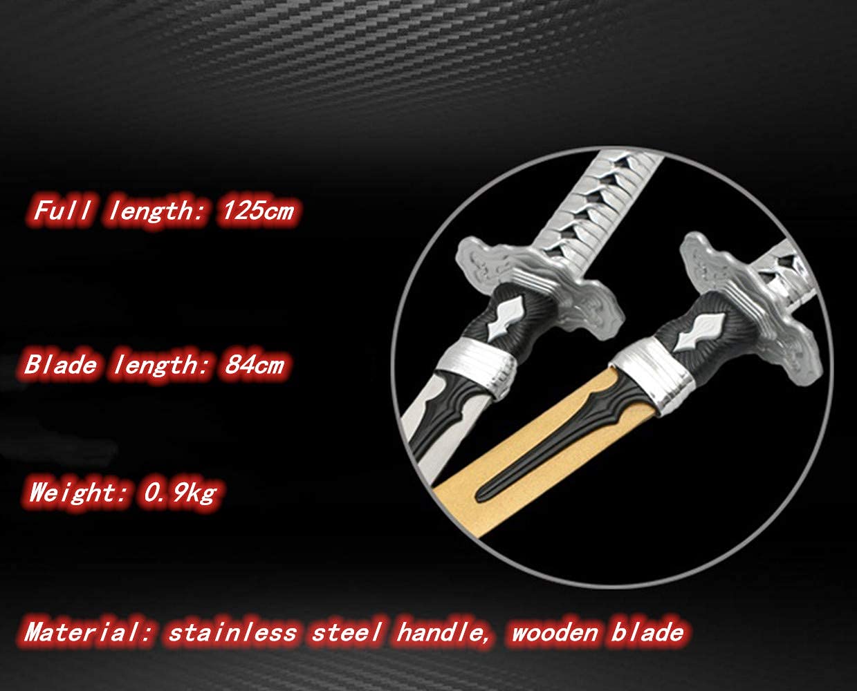 Amazon.co.jp: 悪魔のスレイヤーブレードの機械式時代の木製ナイフの刀